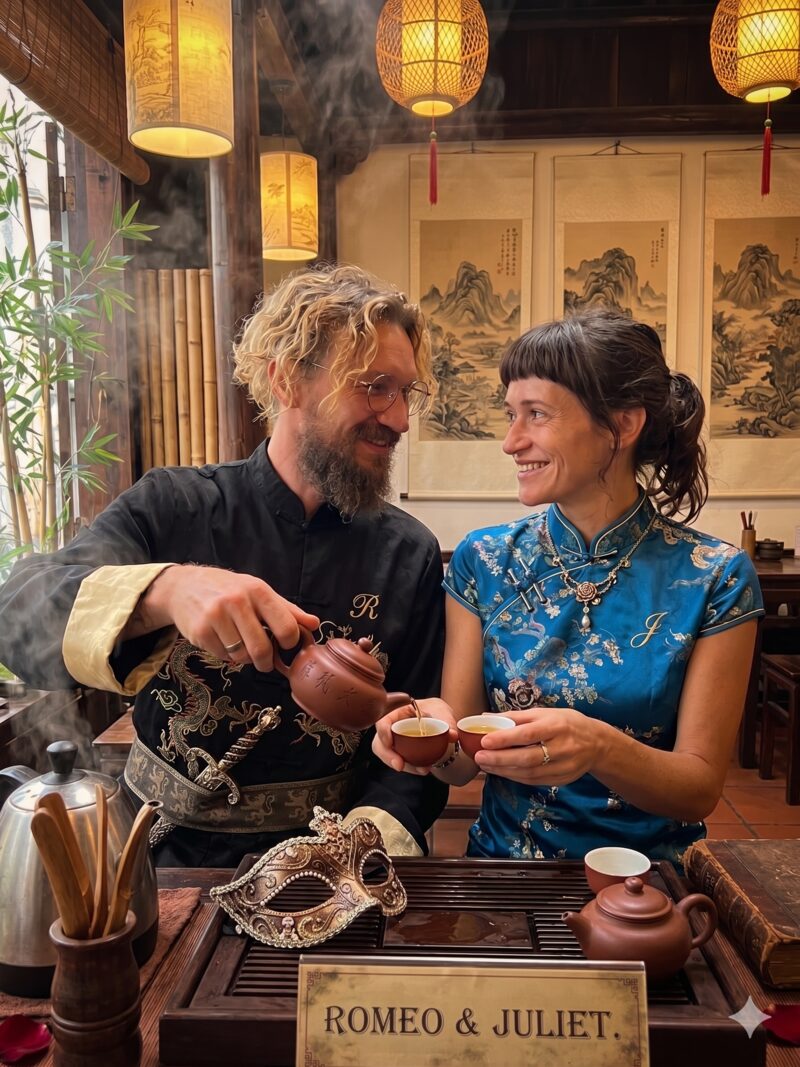 Roman & Julia, tea masters in Hoi An